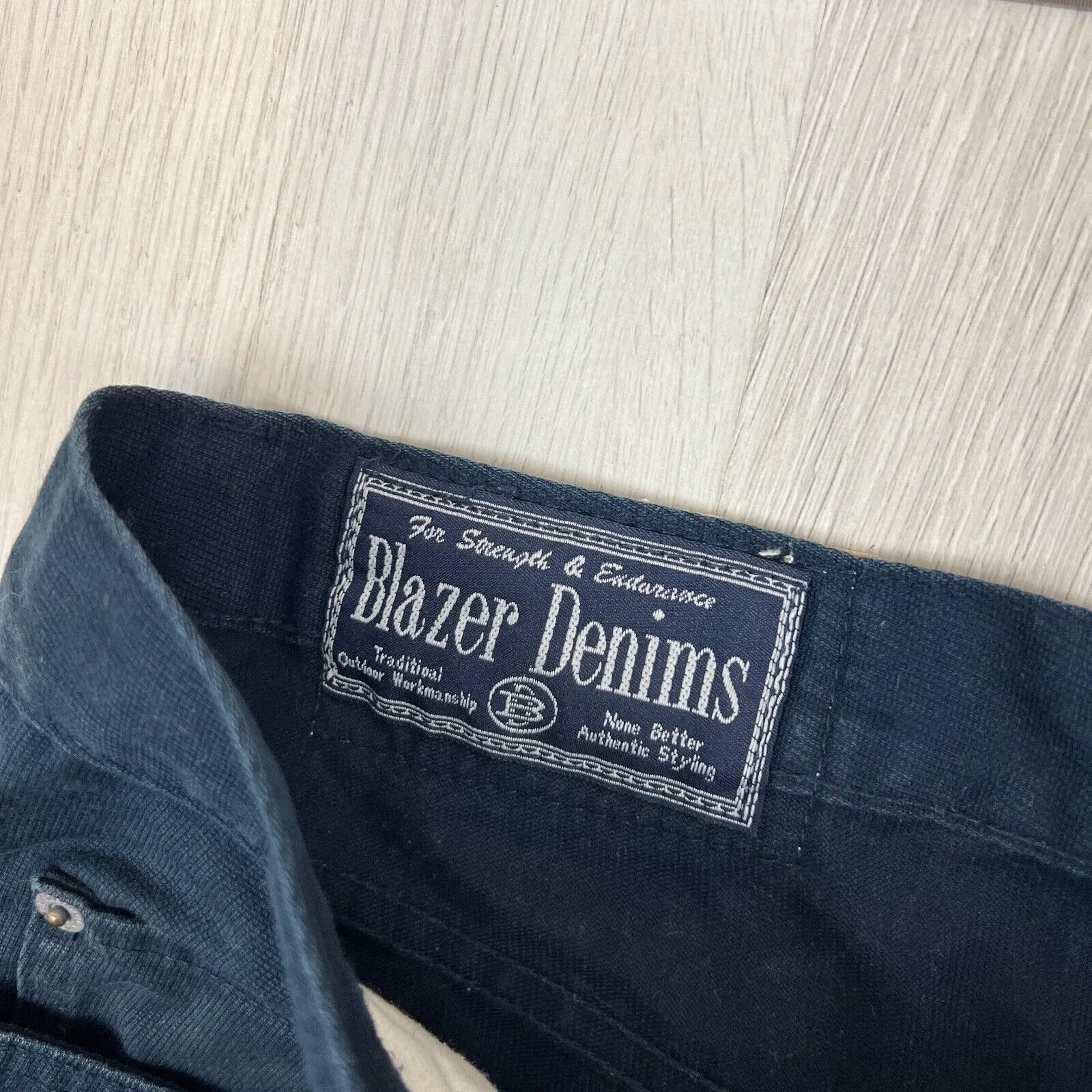 Blazer Denims Mens Blue Pants Size 34