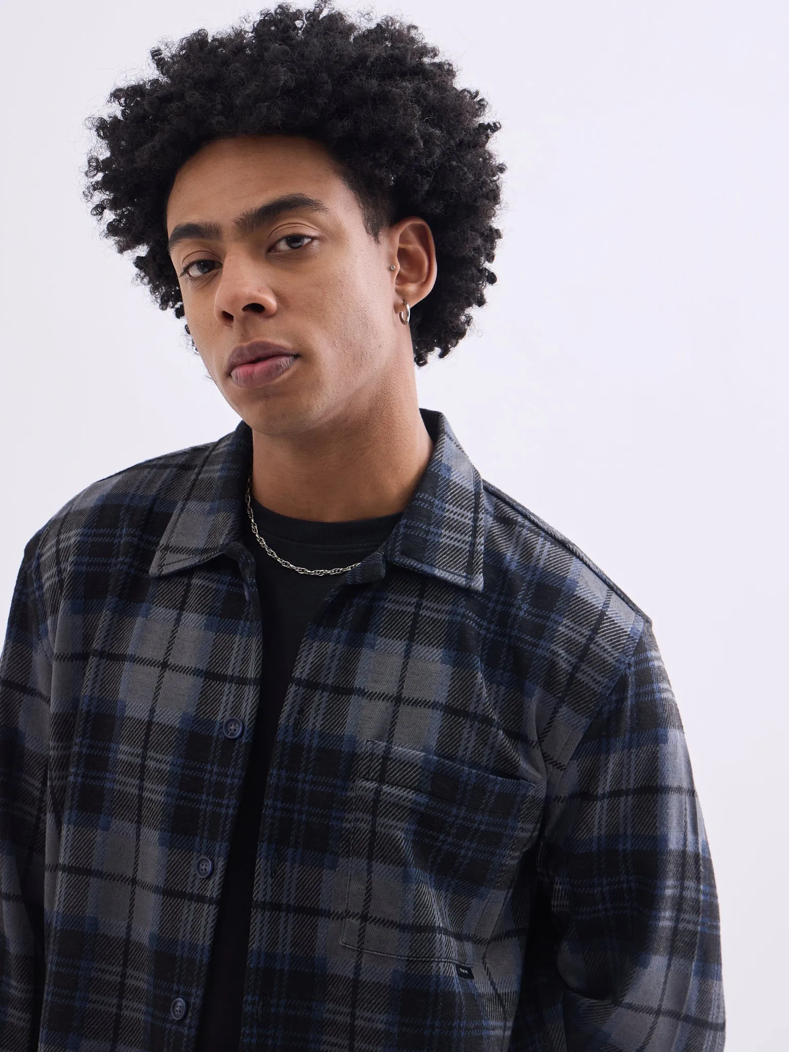 Blue Checks Overshirt