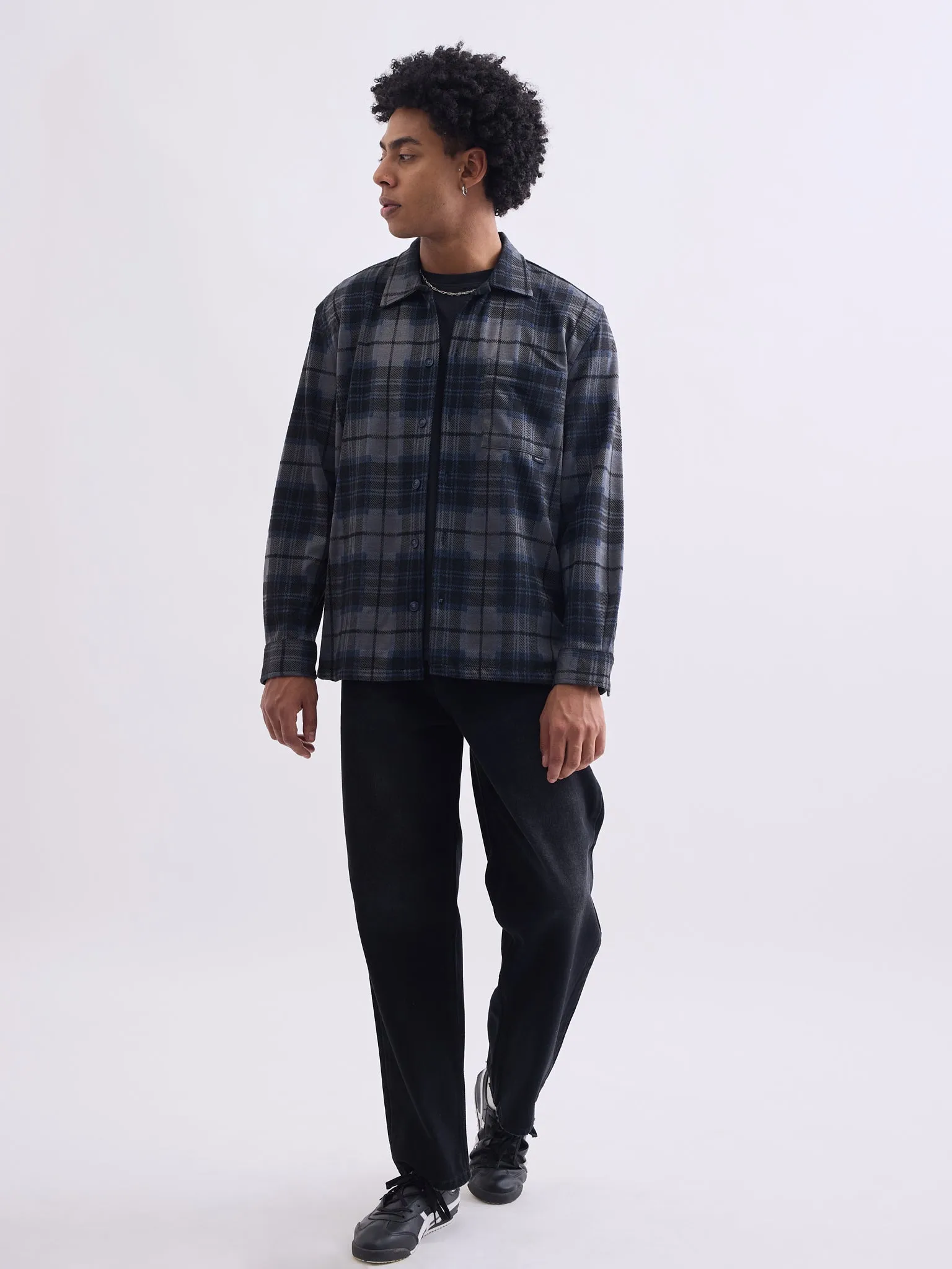 Blue Checks Overshirt