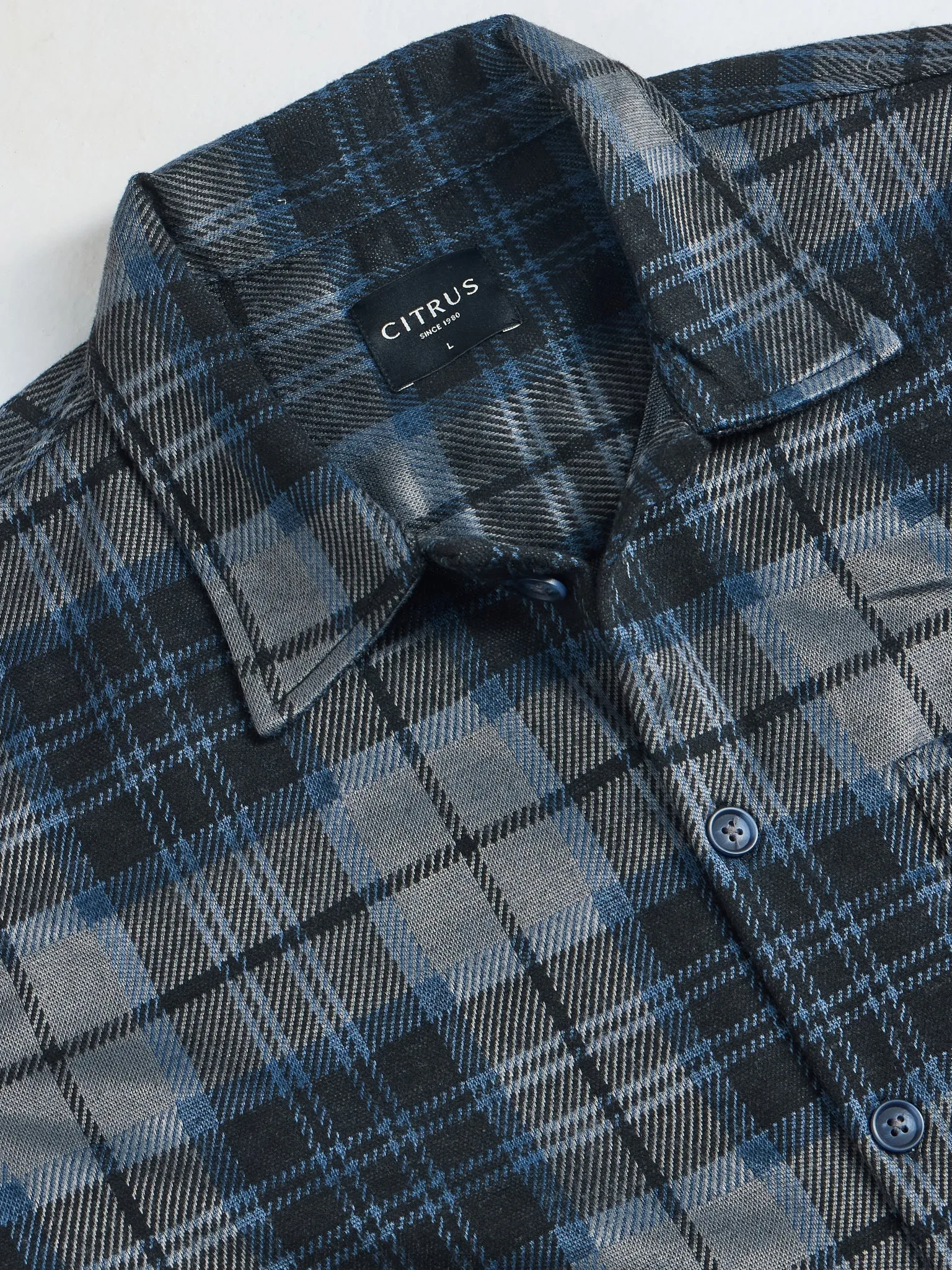 Blue Checks Overshirt
