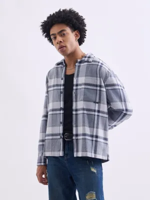Blue Flannel Overshirt