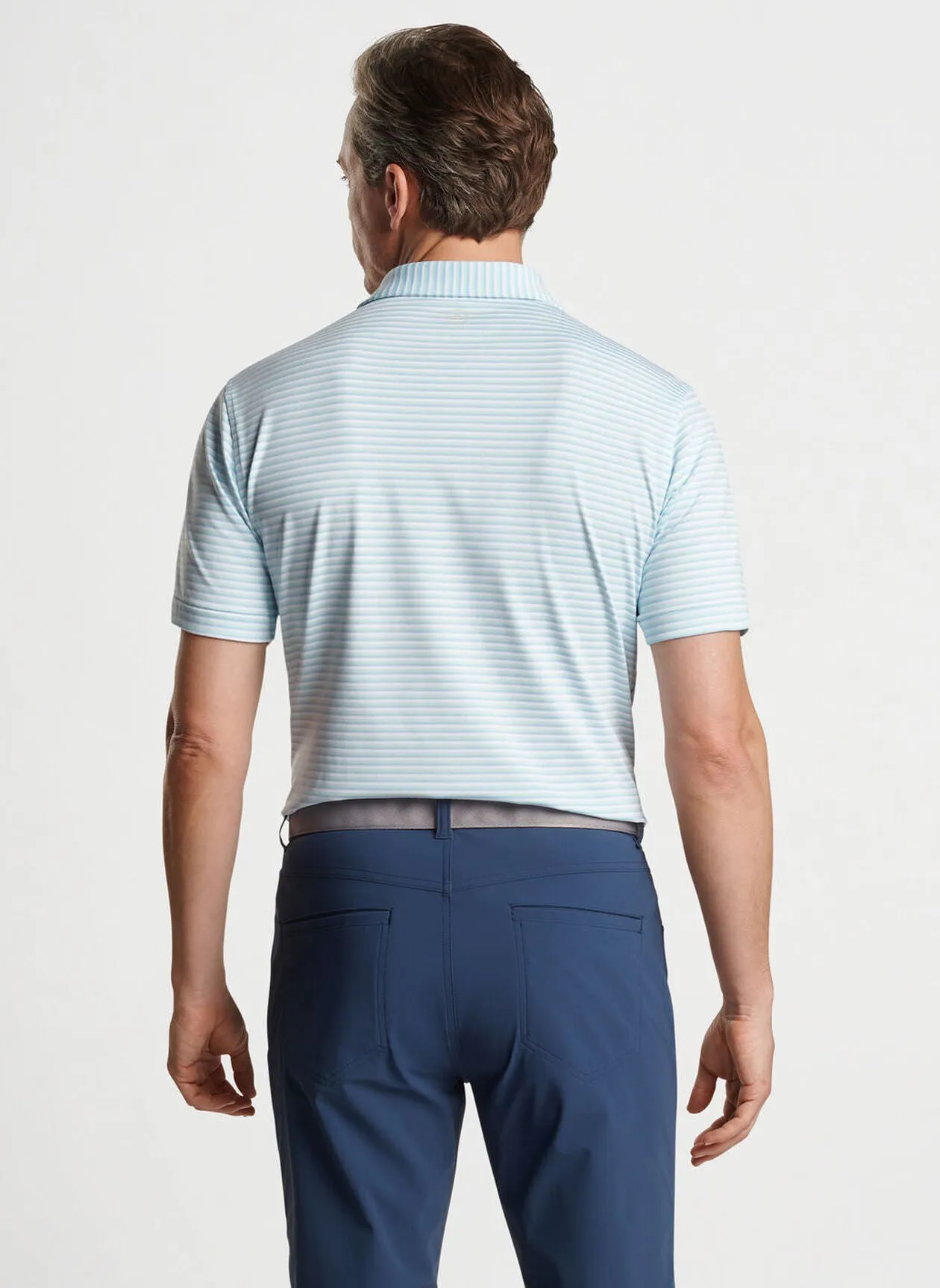 Blue Frost Milton Performance Jersey Polo