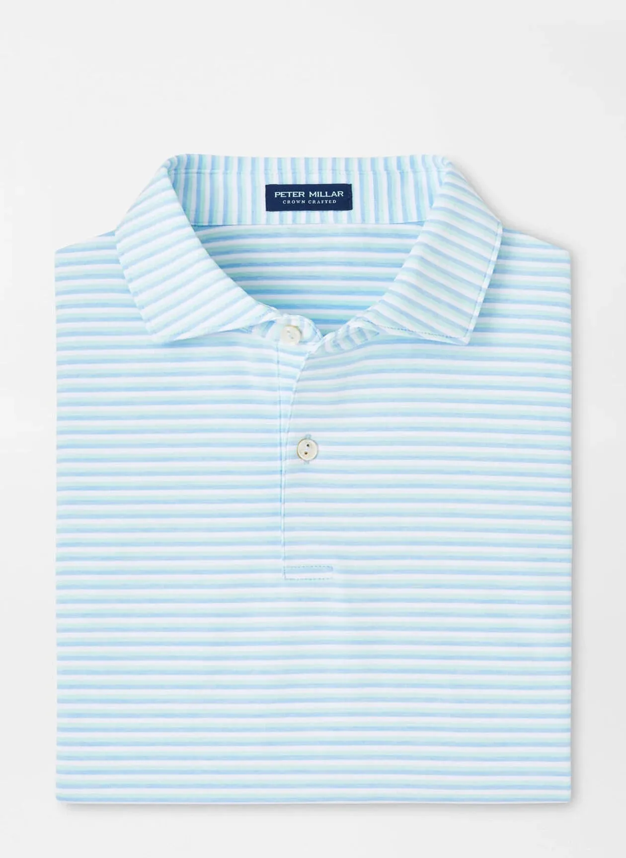 Blue Frost Milton Performance Jersey Polo