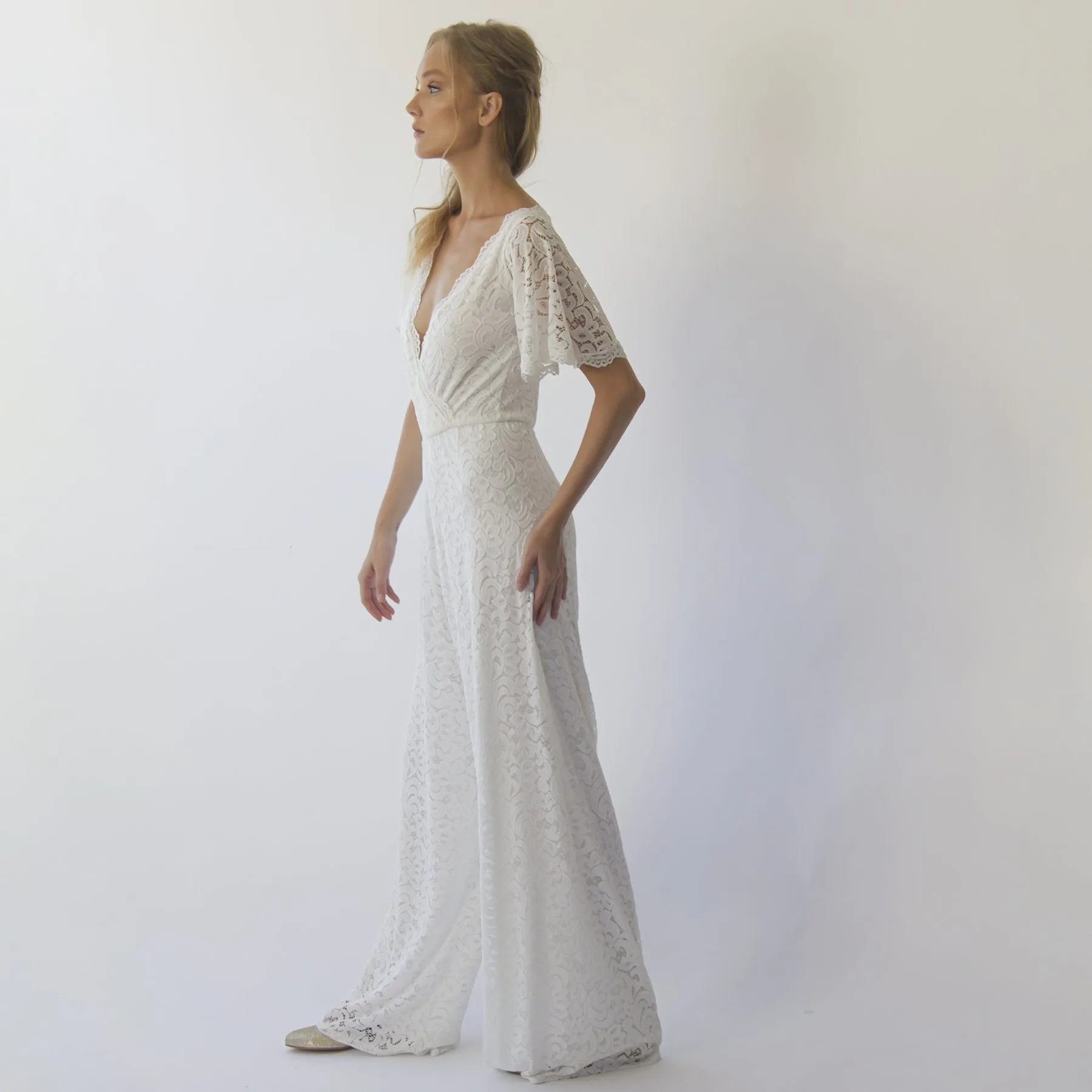 Bridal Lace Jumpsuit #1308