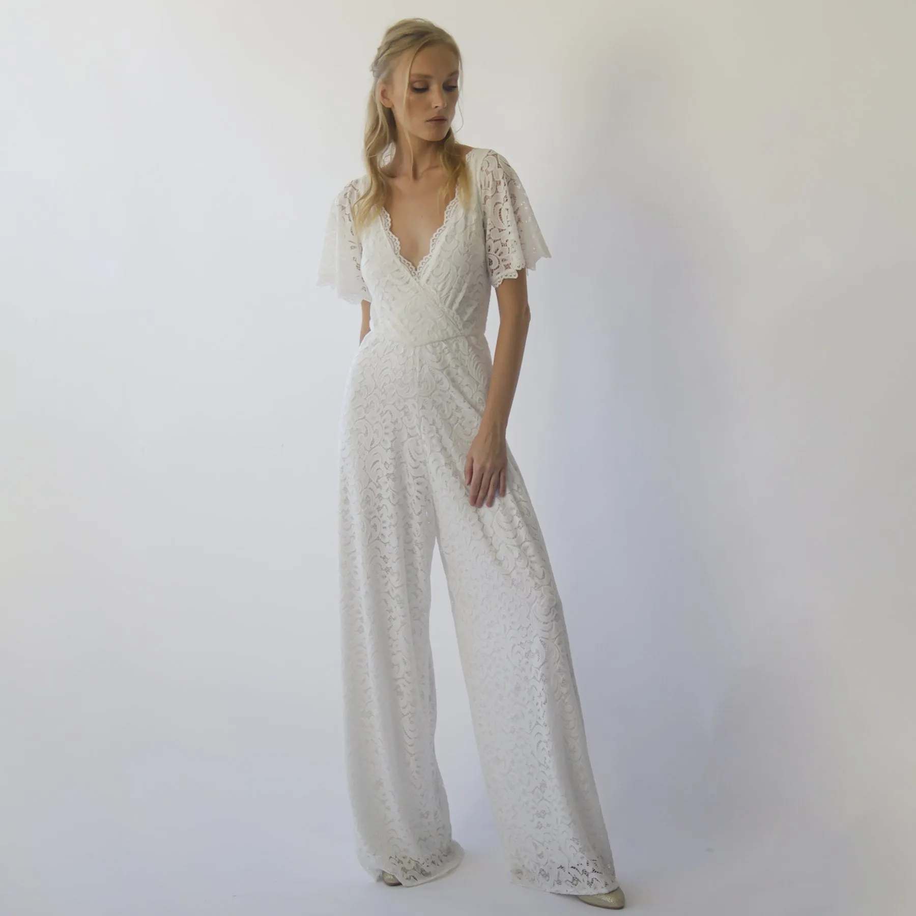 Bridal Lace Jumpsuit #1308