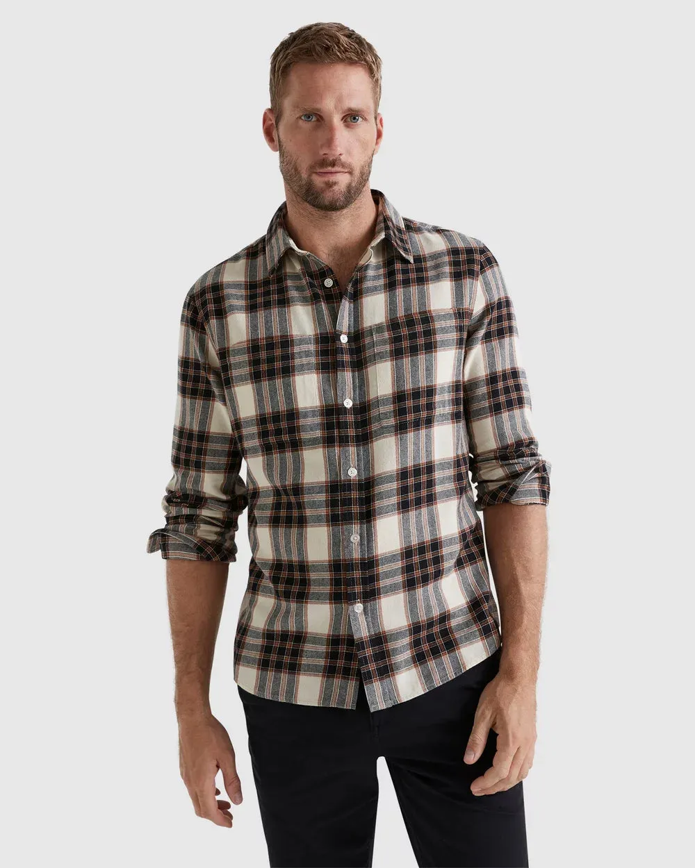 Brushed Check Flannel Shirt