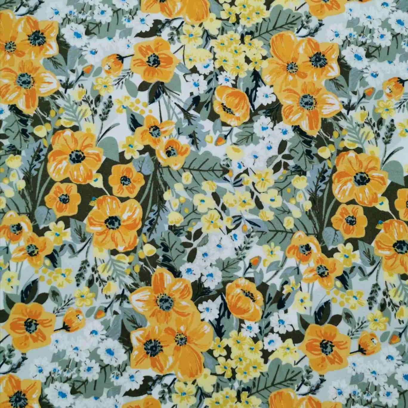Brushed Cotton Flannelette, Heirloom Golden Days