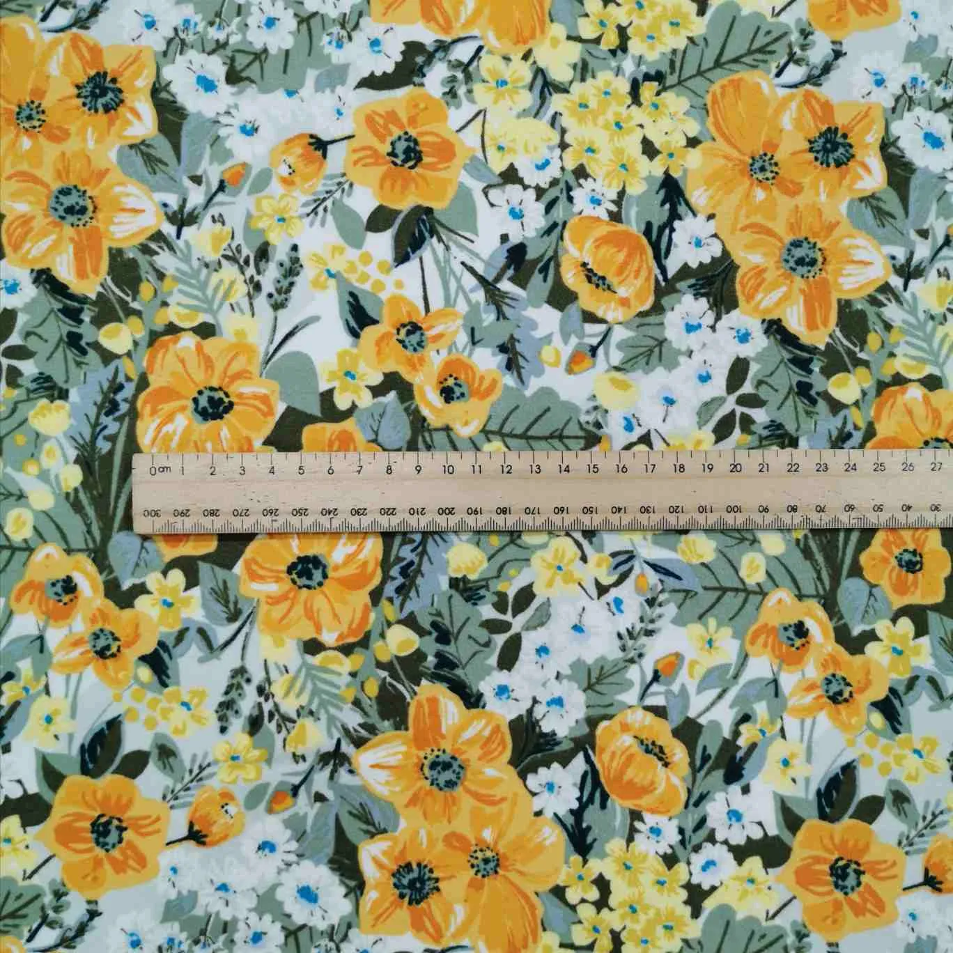 Brushed Cotton Flannelette, Heirloom Golden Days