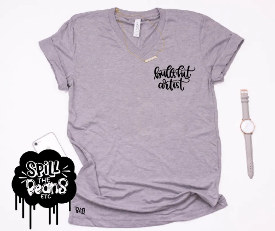 Bullshit Artist Pocket Graphic Shirt or Tank