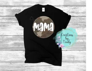 Camo mama- T SHIRT