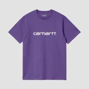 Carhartt WIP Script T-Shirt Arrenga/White