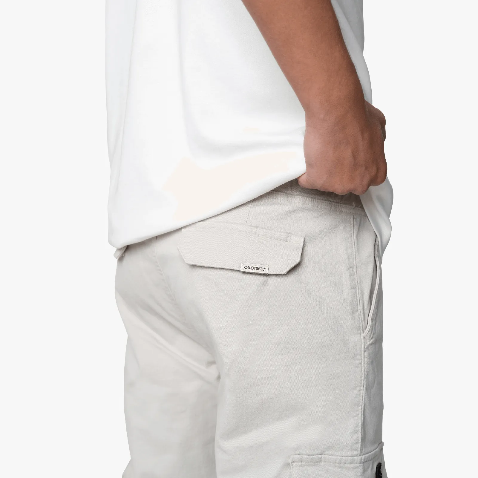 CASABLANCA CARGO PANTS | CEMENT