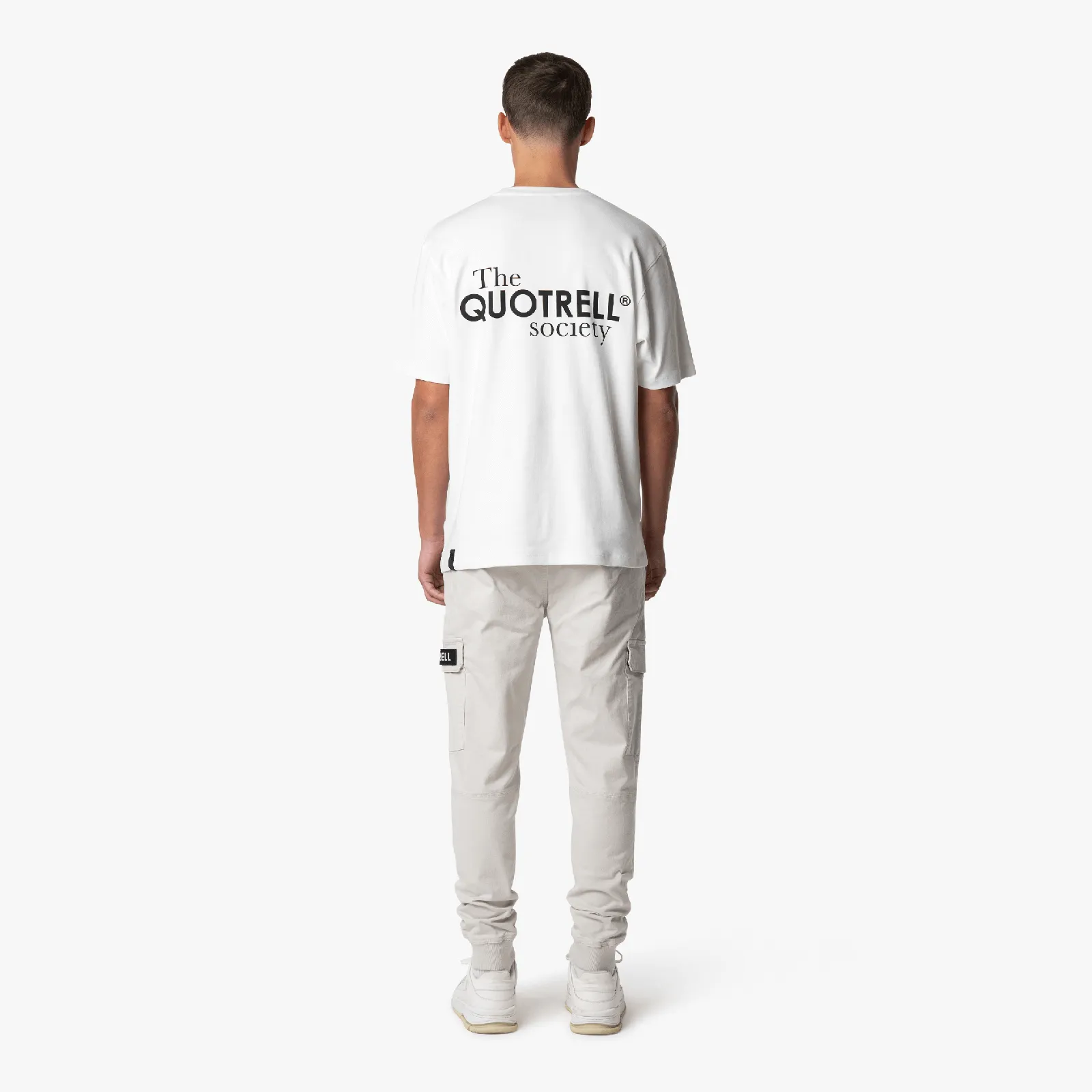 CASABLANCA CARGO PANTS | CEMENT