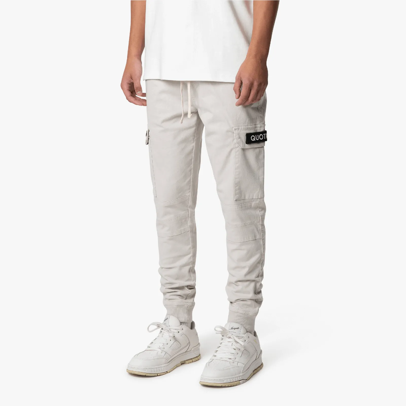CASABLANCA CARGO PANTS | CEMENT