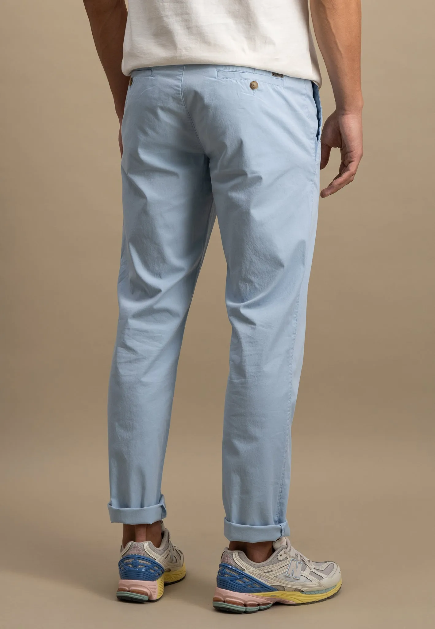 Casual-Fit Chino-Hose aus Baumwoll-Stretch