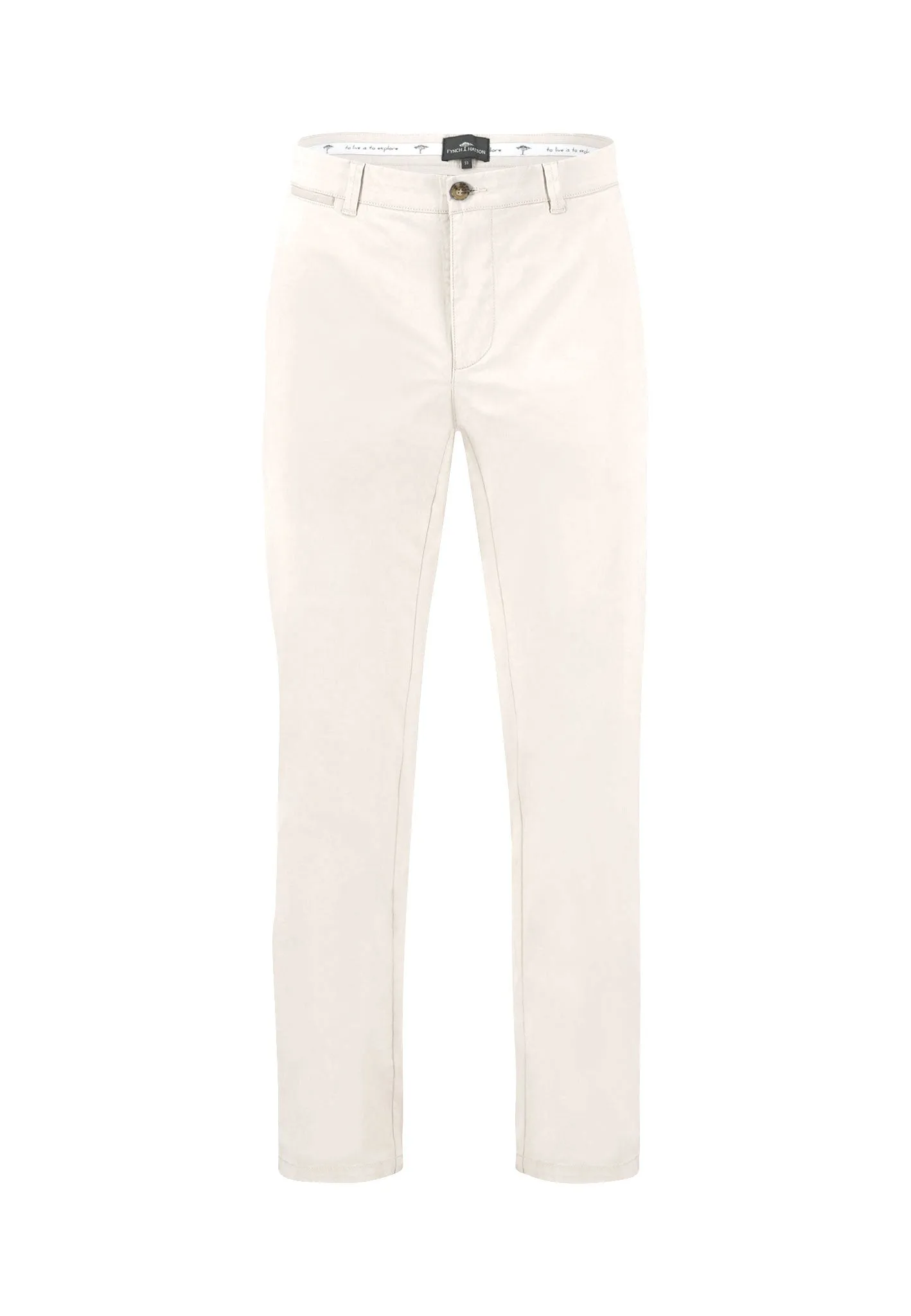 Casual-Fit Chino-Hose aus Baumwoll-Stretch