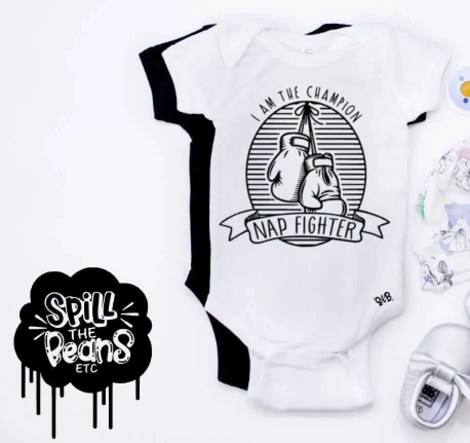 Champion Nap Fighter Kid's Tee or Bodysuit