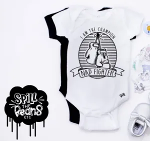 Champion Nap Fighter Kid's Tee or Bodysuit