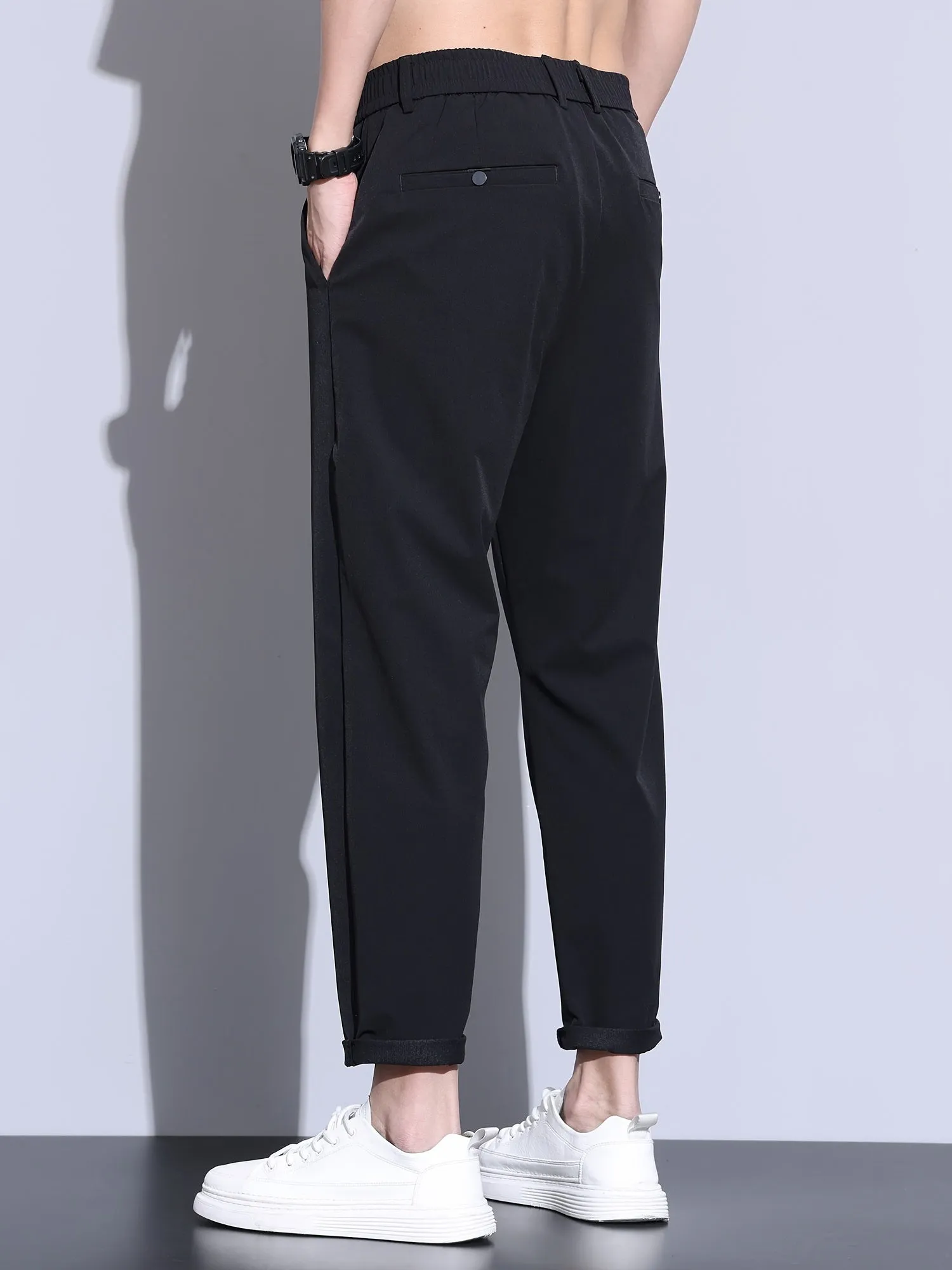 CHINO CROPPED - KHAKI