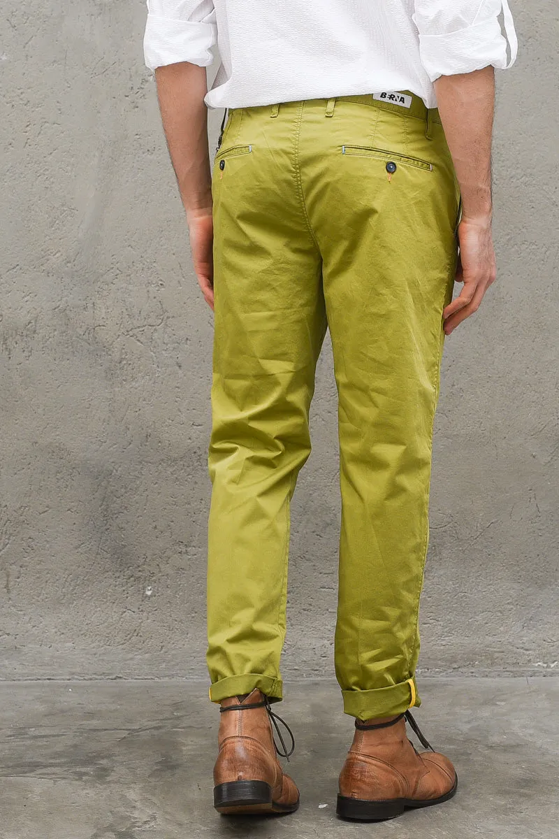 Chinos Uomo - Verde Acido