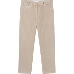 CHUCK regular 8-wales corduroy chino pants in light feather grey