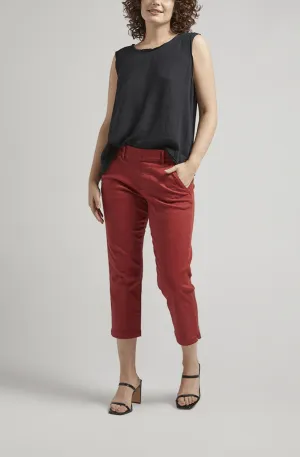 CLEARANCE- Maddie Capri Rose Mid Rise 24" Inseam