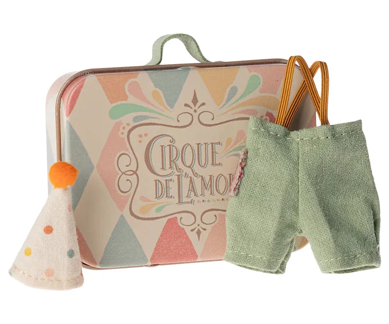 Clown Clothes in Suitcase, Little Bro Mouse