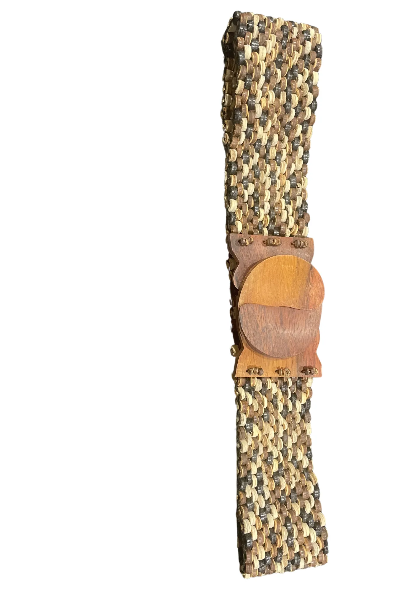 'Coconut Belt' - Brown/Natural