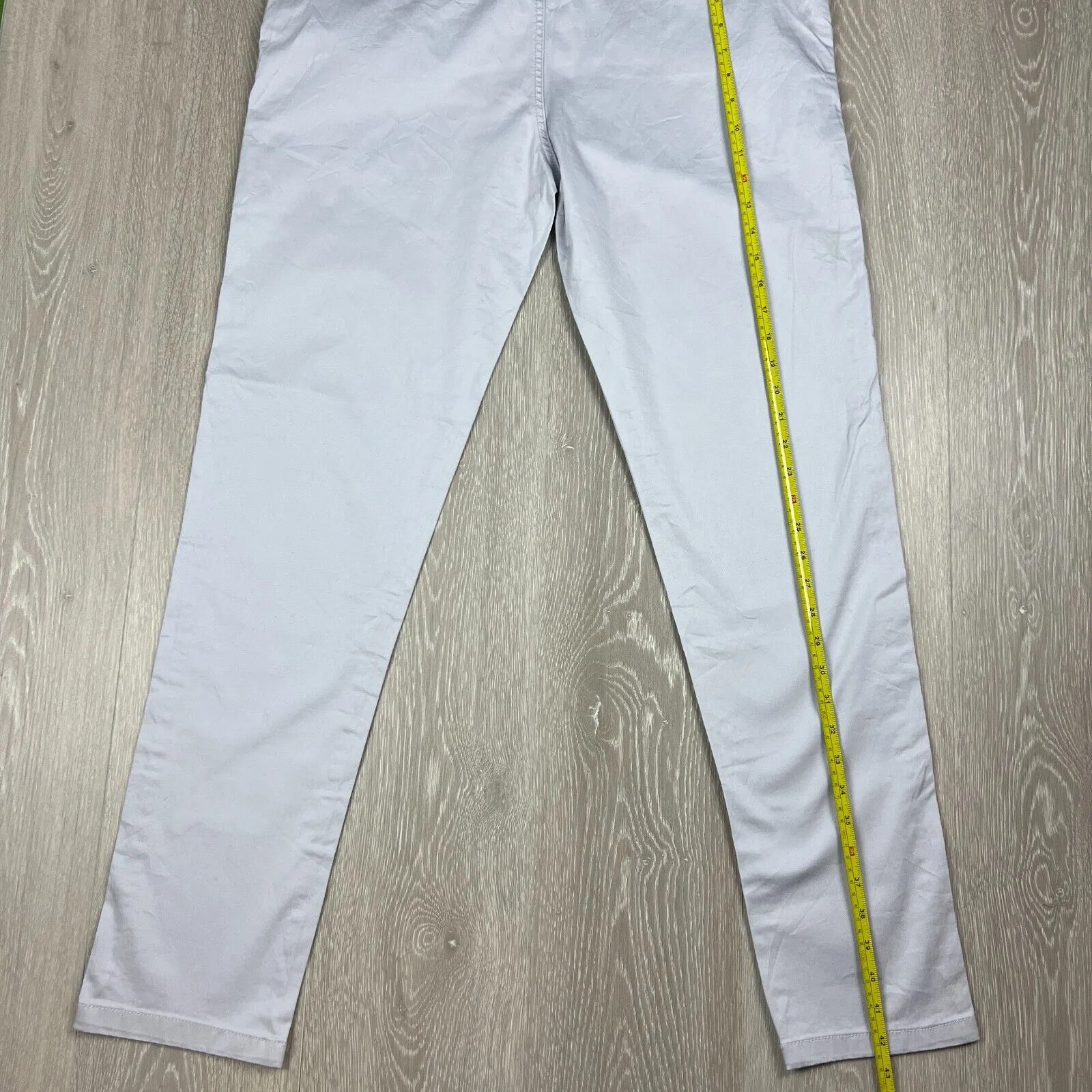 Contstant Premium Mens Grey-Silver Slim Fit Chino Size 40 (New)
