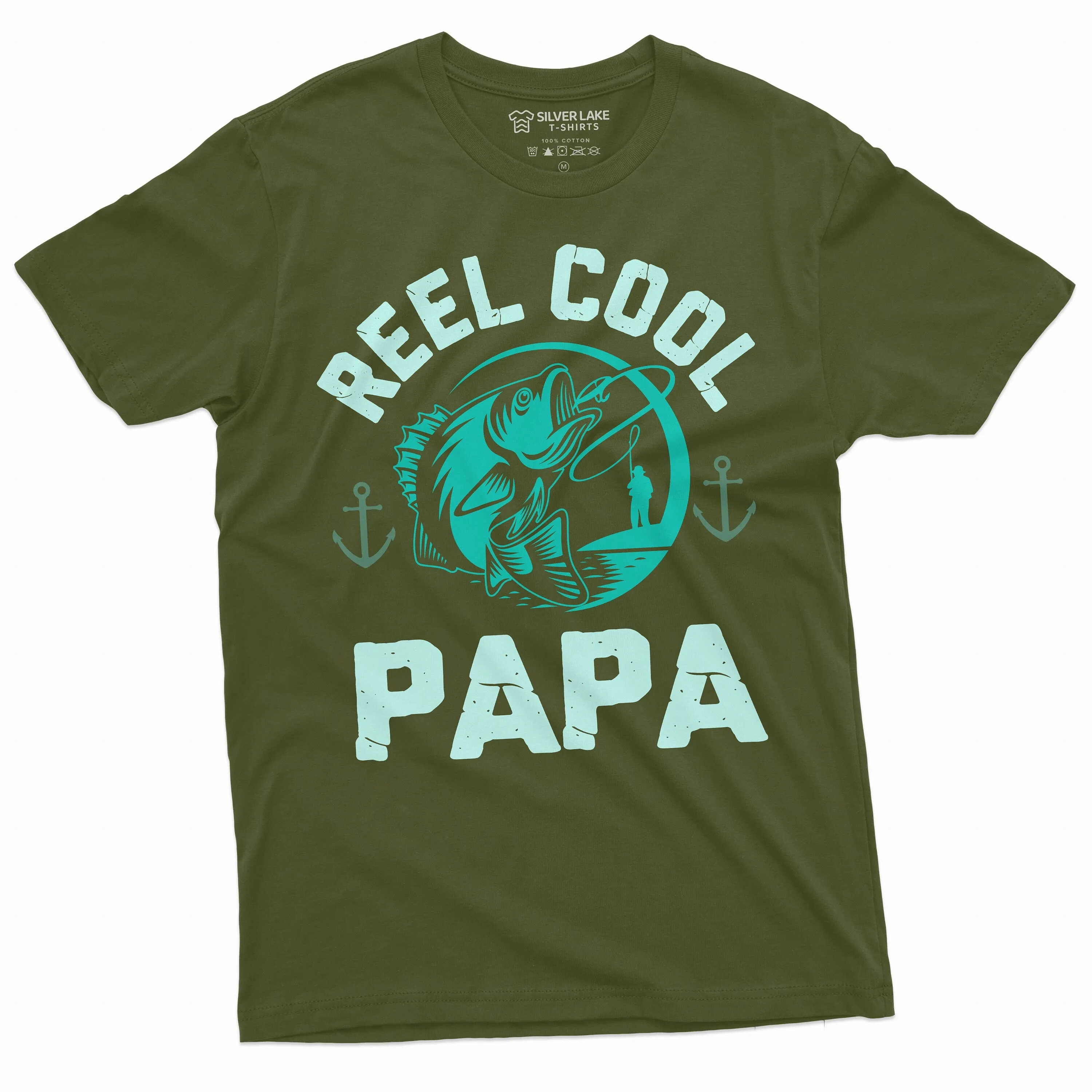 Cool Papa T-shirt Grandpa Dad Fishing Gift Shirts For Him Fisherman Forest Camping Birthday Gifts for Papa