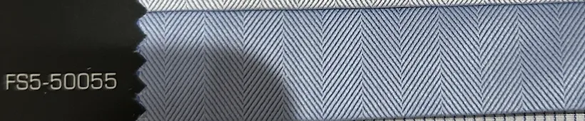Cornflower Blue Herringbone Stripe Shirt