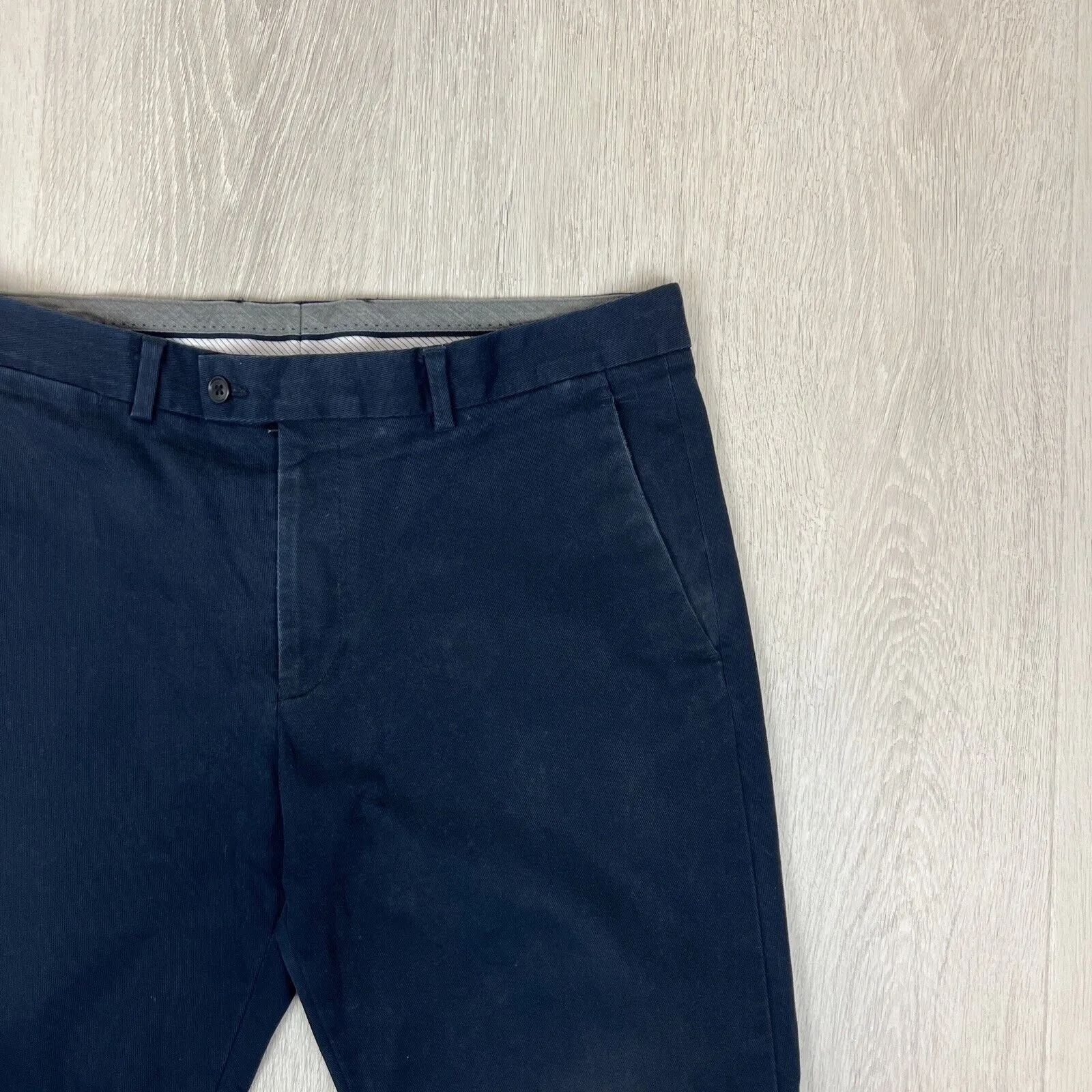 Country Road Mens Navy Blue Chino Pants Size 32