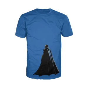 DC Batman V Superman Batman Character Cloak Official Men's T-shirt (Blue)
