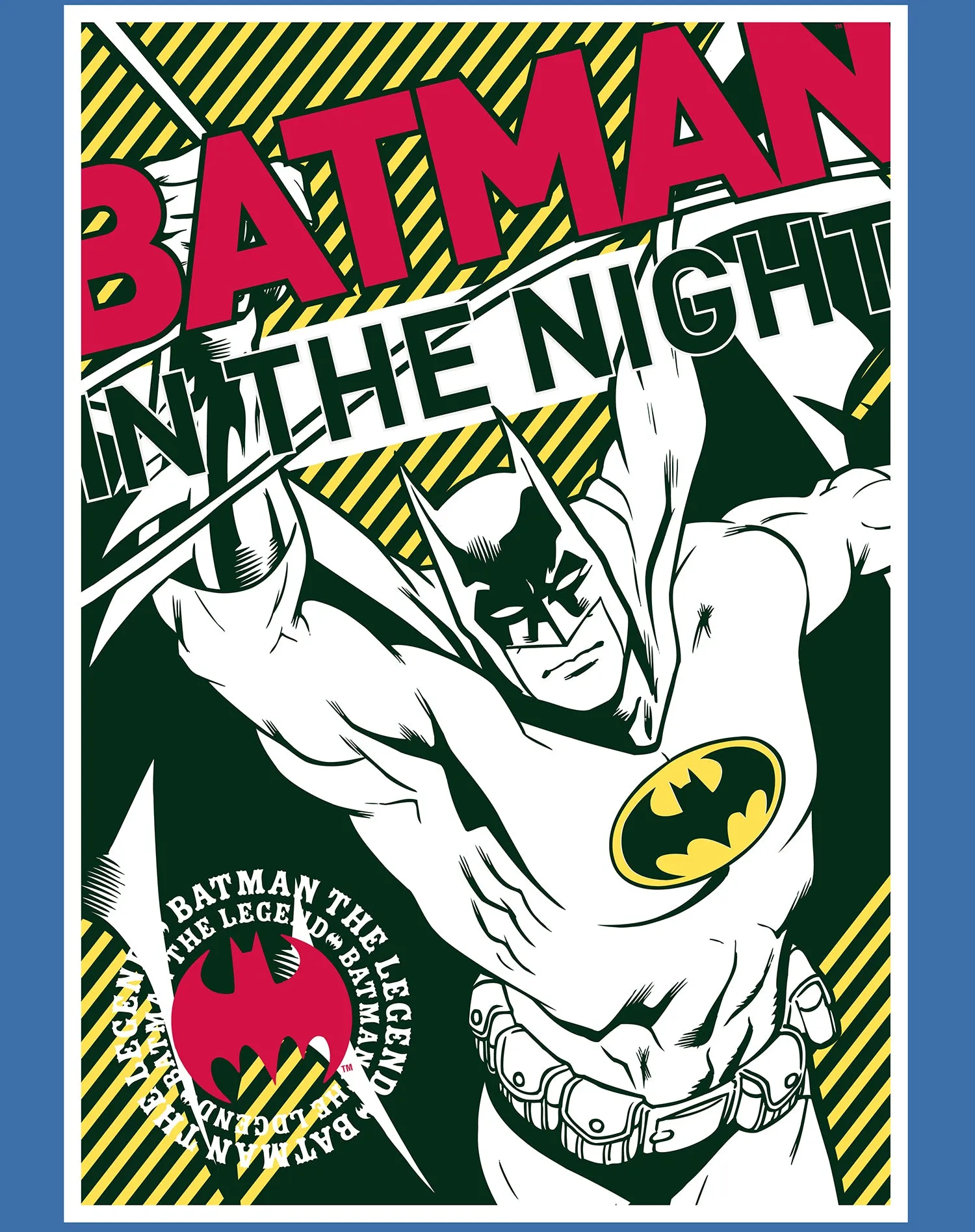 DC Comics Batman Pop Knight Official Kid's T-Shirt (Blue)
