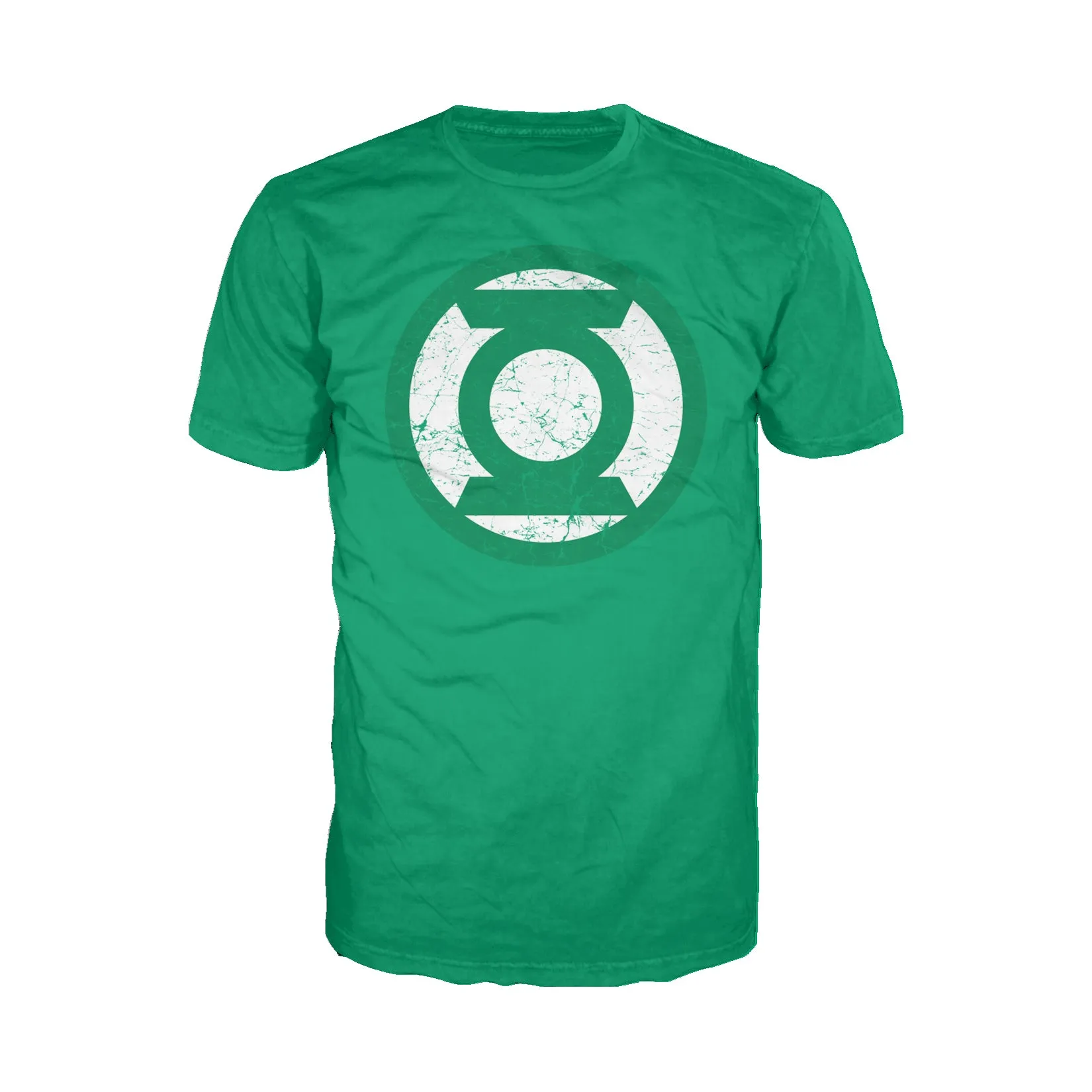 DC Comics Green Lantern Distressed Logo Official Men's T-shirt
