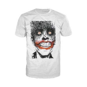 DC Comics Joker Comic Cover Bats Jock 01 Official Men's T-Shirt (White)