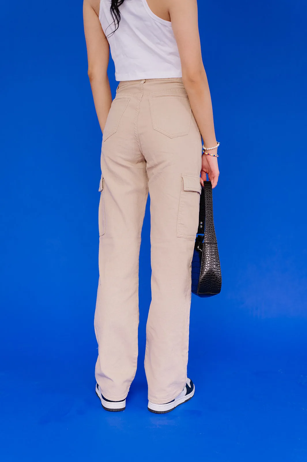 Deja Vu Cargo Pant// Tan
