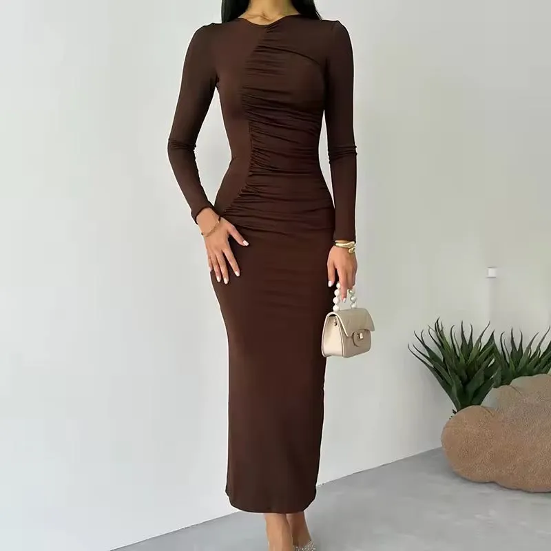 Delilah Elegant Bodycon Midi Dress