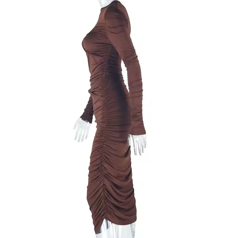 Delilah Elegant Bodycon Midi Dress