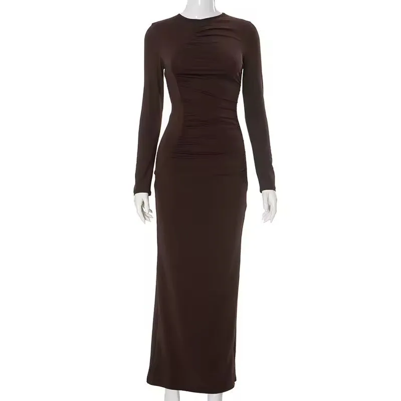 Delilah Elegant Bodycon Midi Dress