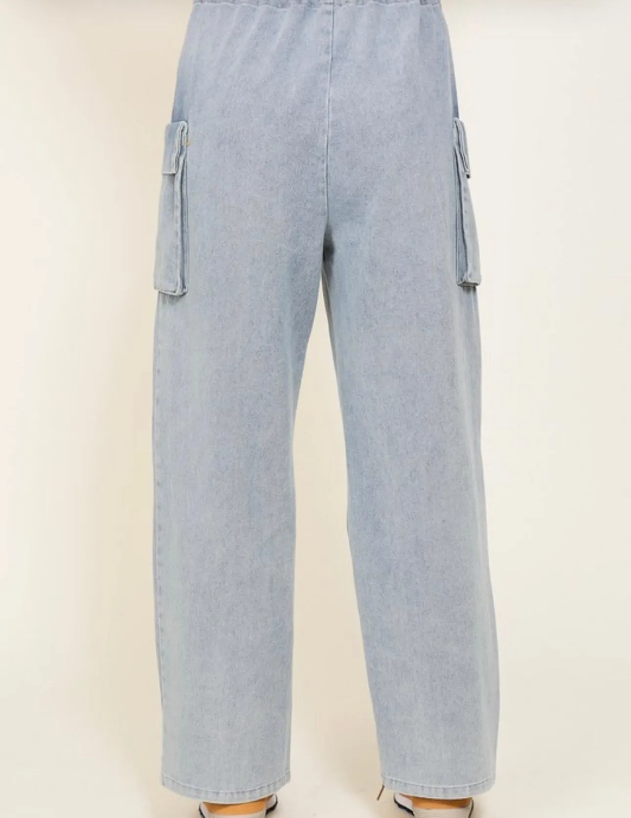 Denim Cargo Jogger