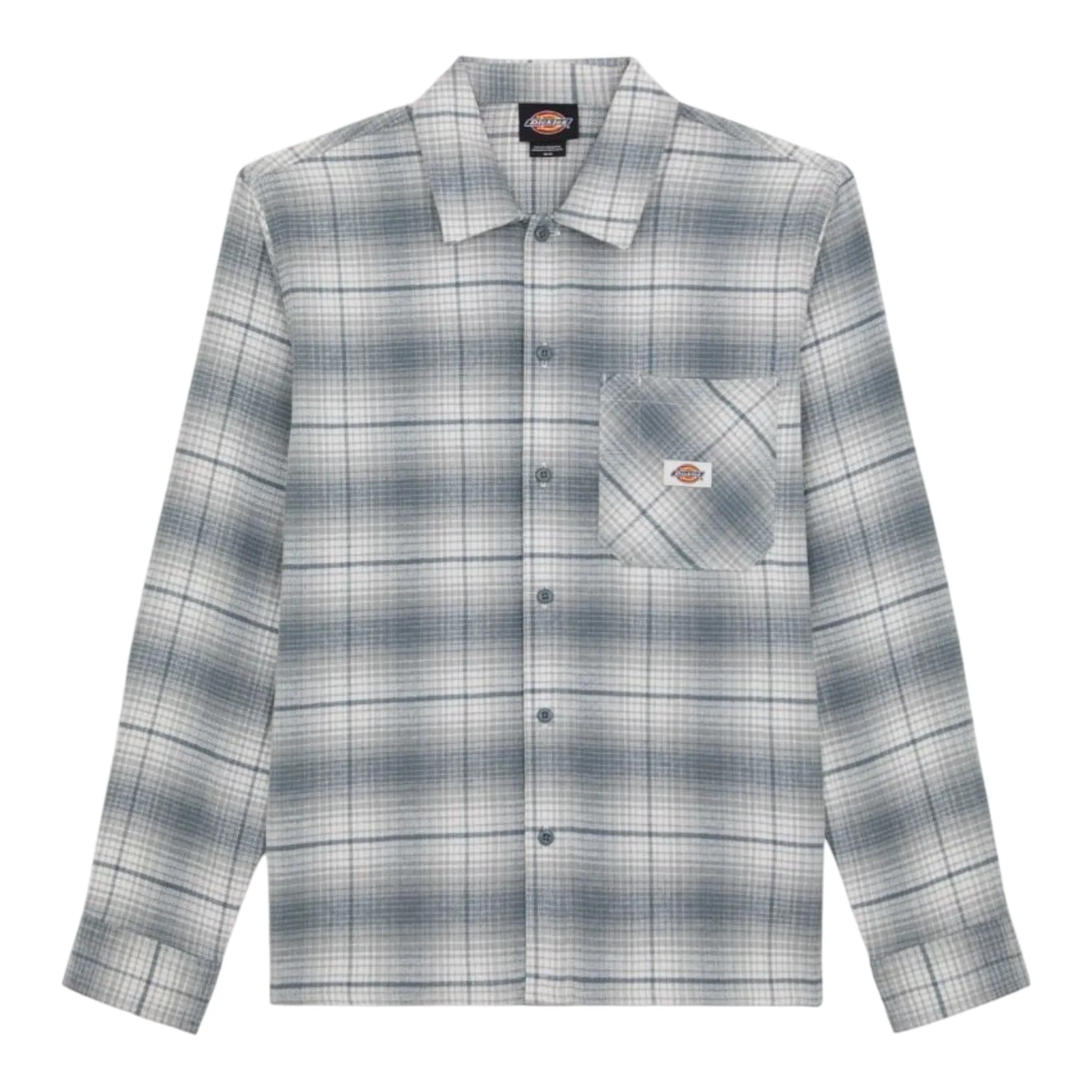 Dickies Forest Check Long Sleeve Shirt Stormy Weather