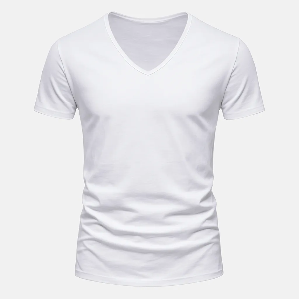 Domoir | Premium Cotton V-Neck Tee