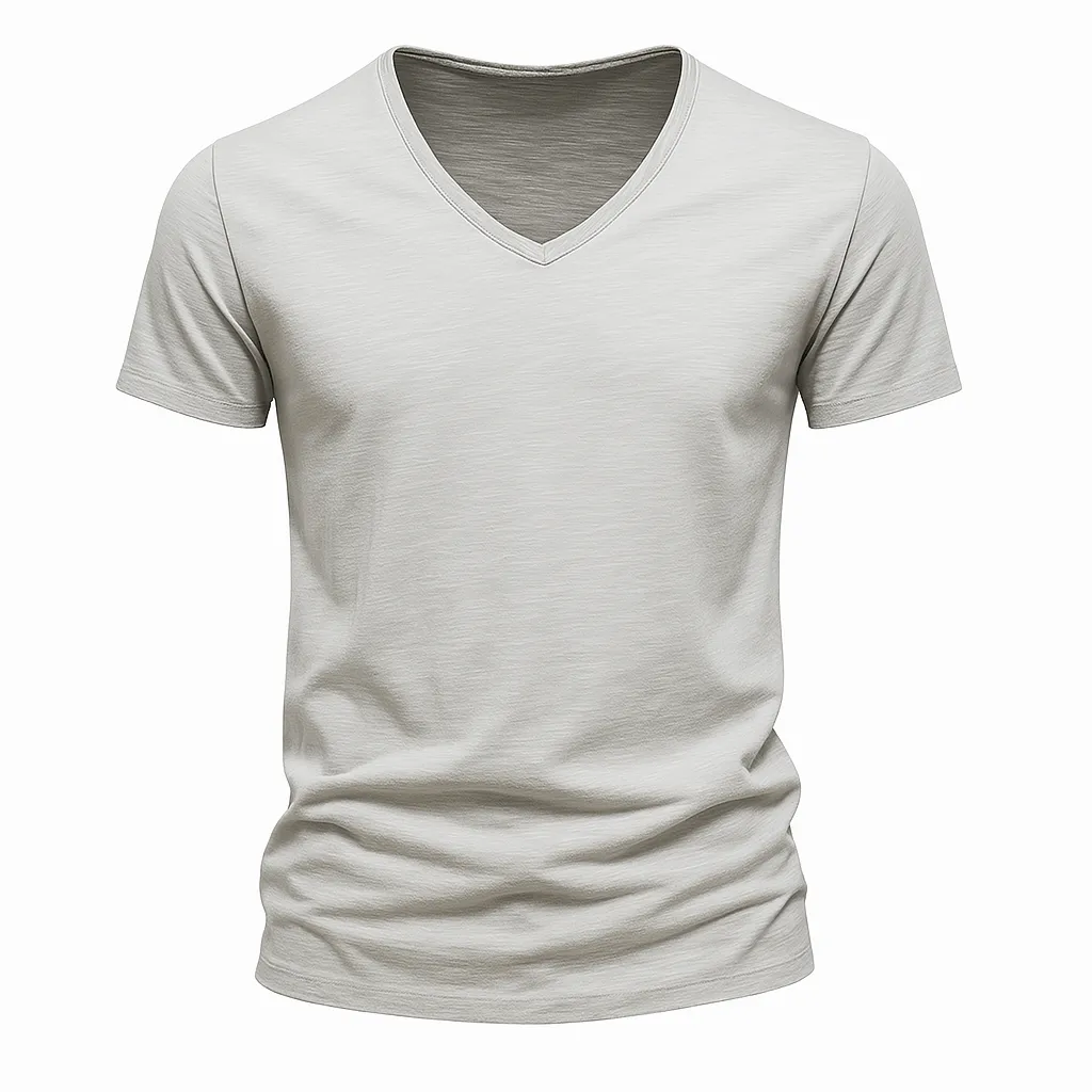 Domoir | Premium Cotton V-Neck Tee