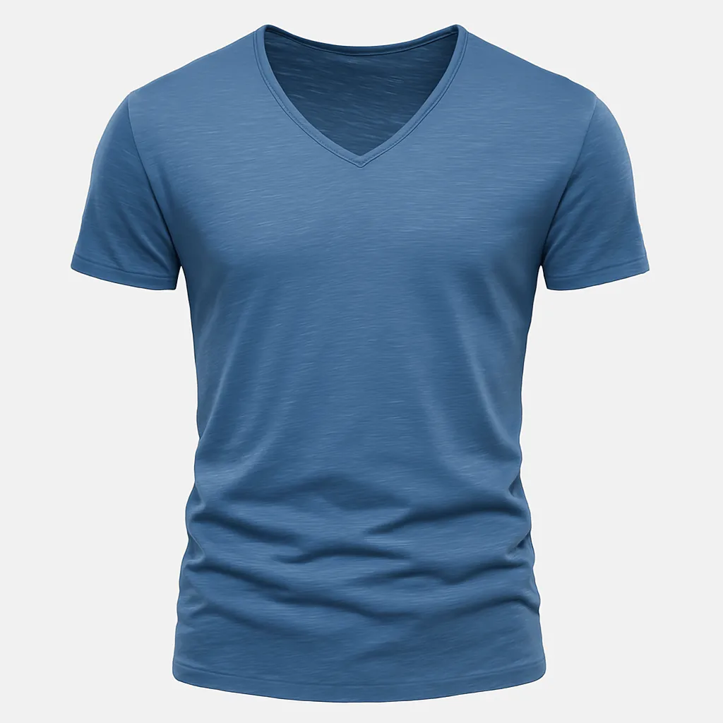 Domoir | Premium Cotton V-Neck Tee