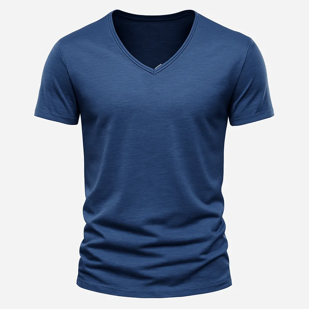 Domoir | Premium Cotton V-Neck Tee