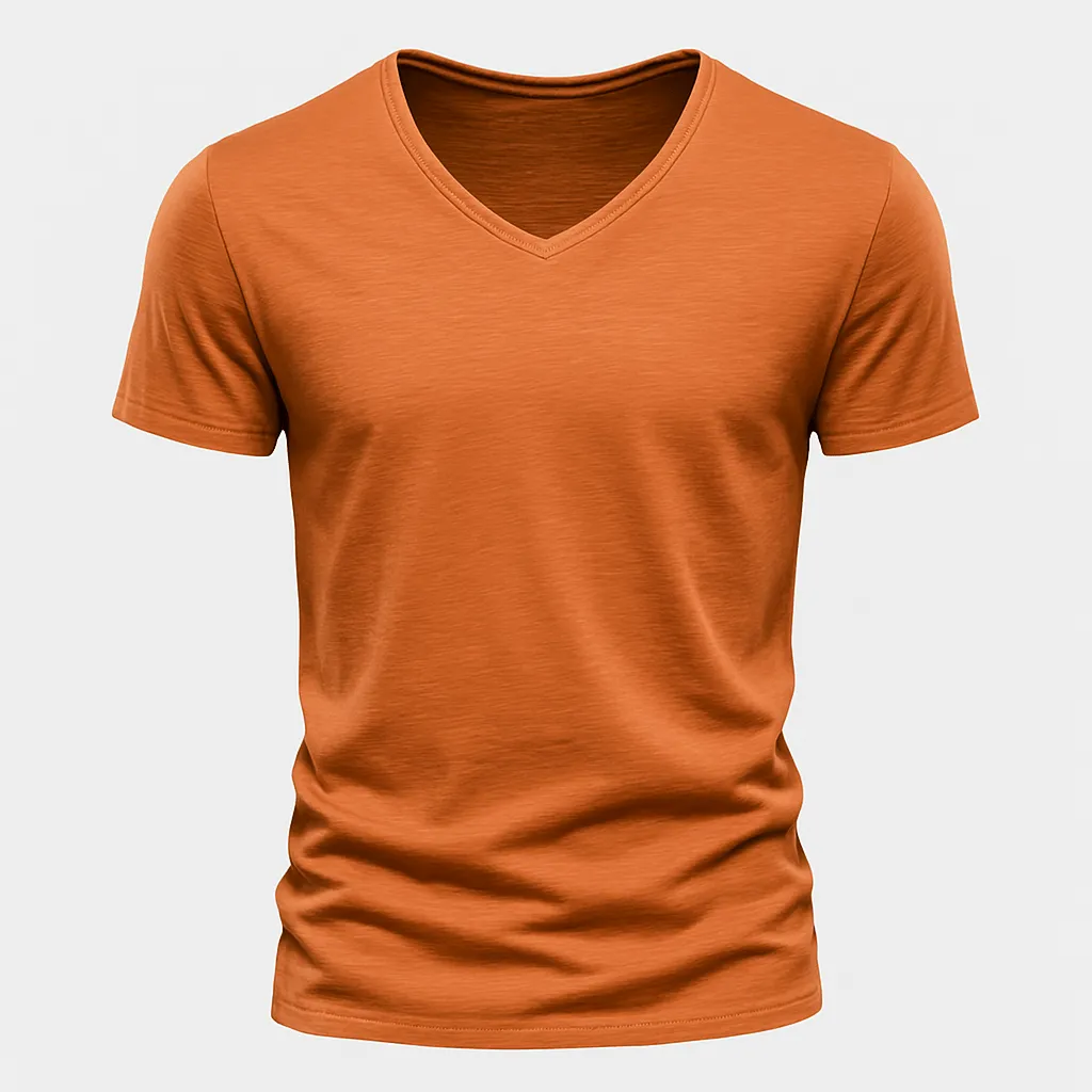 Domoir | Premium Cotton V-Neck Tee