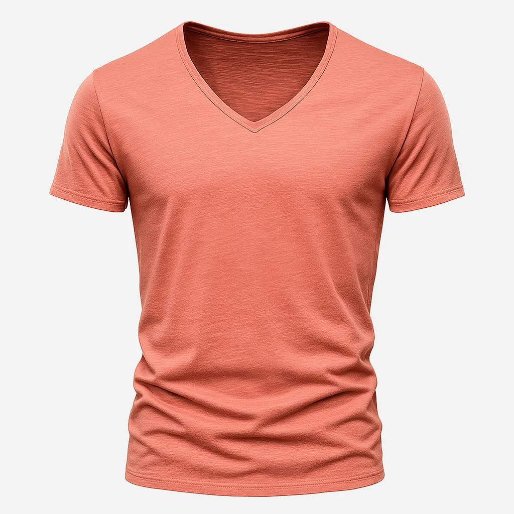 Domoir | Premium Cotton V-Neck Tee