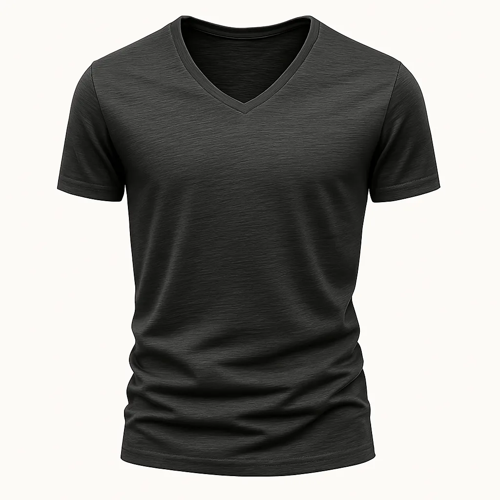 Domoir | Premium Cotton V-Neck Tee