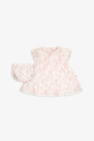 Dress & Bloomer - pink woodland